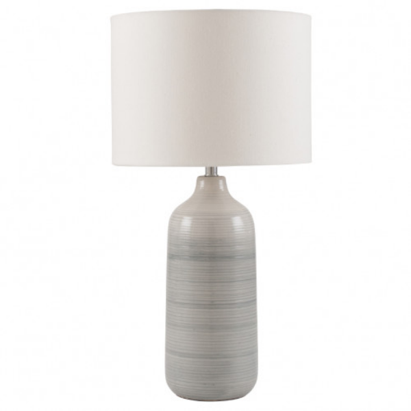 Pacific Lifestyle Grey and White Ombre Table Lamp