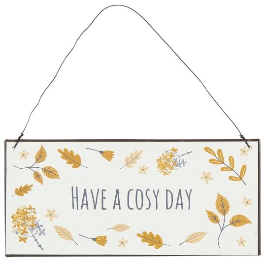 Ib Laursen Have A Cosy Day Metal Sign