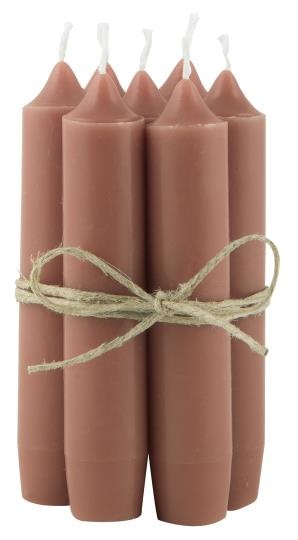 Ib Laursen Pack of 6 Rust Candle Stick