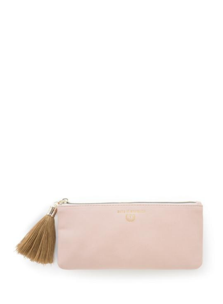 Pastel Pink Tassel Pencil Pouch