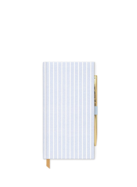 Slim Bound Pad Striped Blue