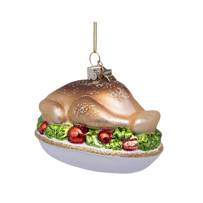 Vondels Turkey Dinner Tree Ornament