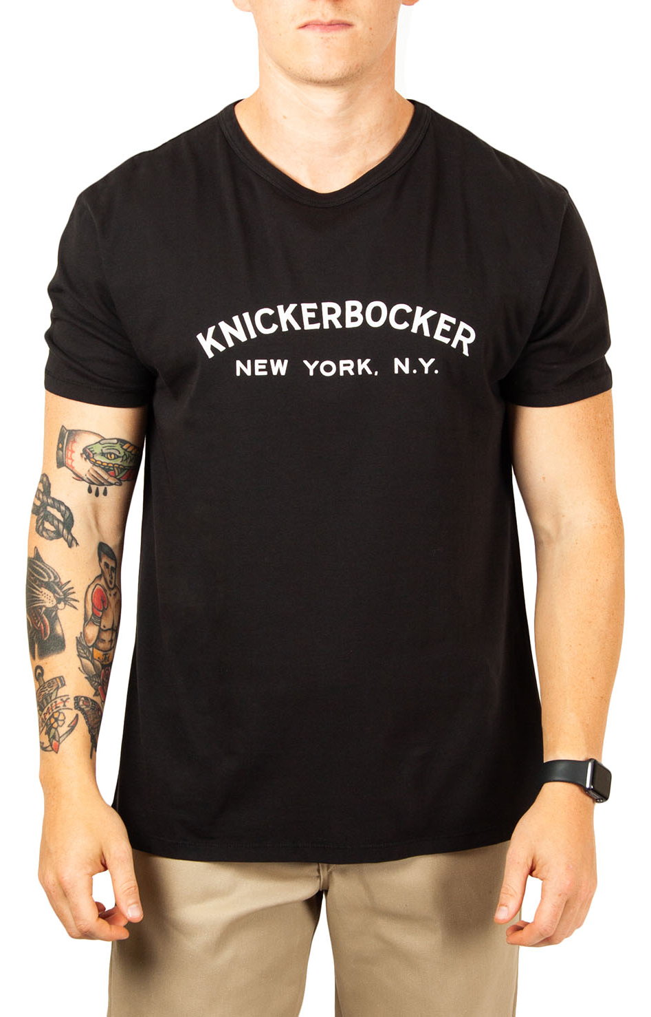 Knickerbocker Core Logo T Shirt In Coal