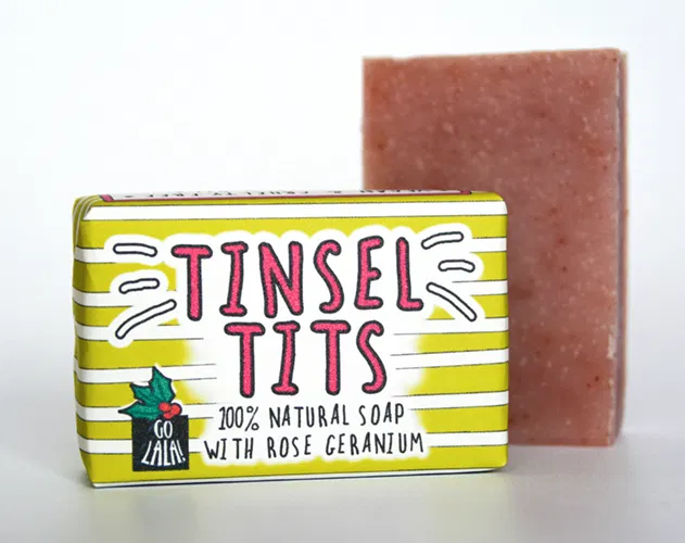 Go Lala Tinsel Tits Soap