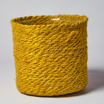 Forest Yellow Jute Plant Pot - Small