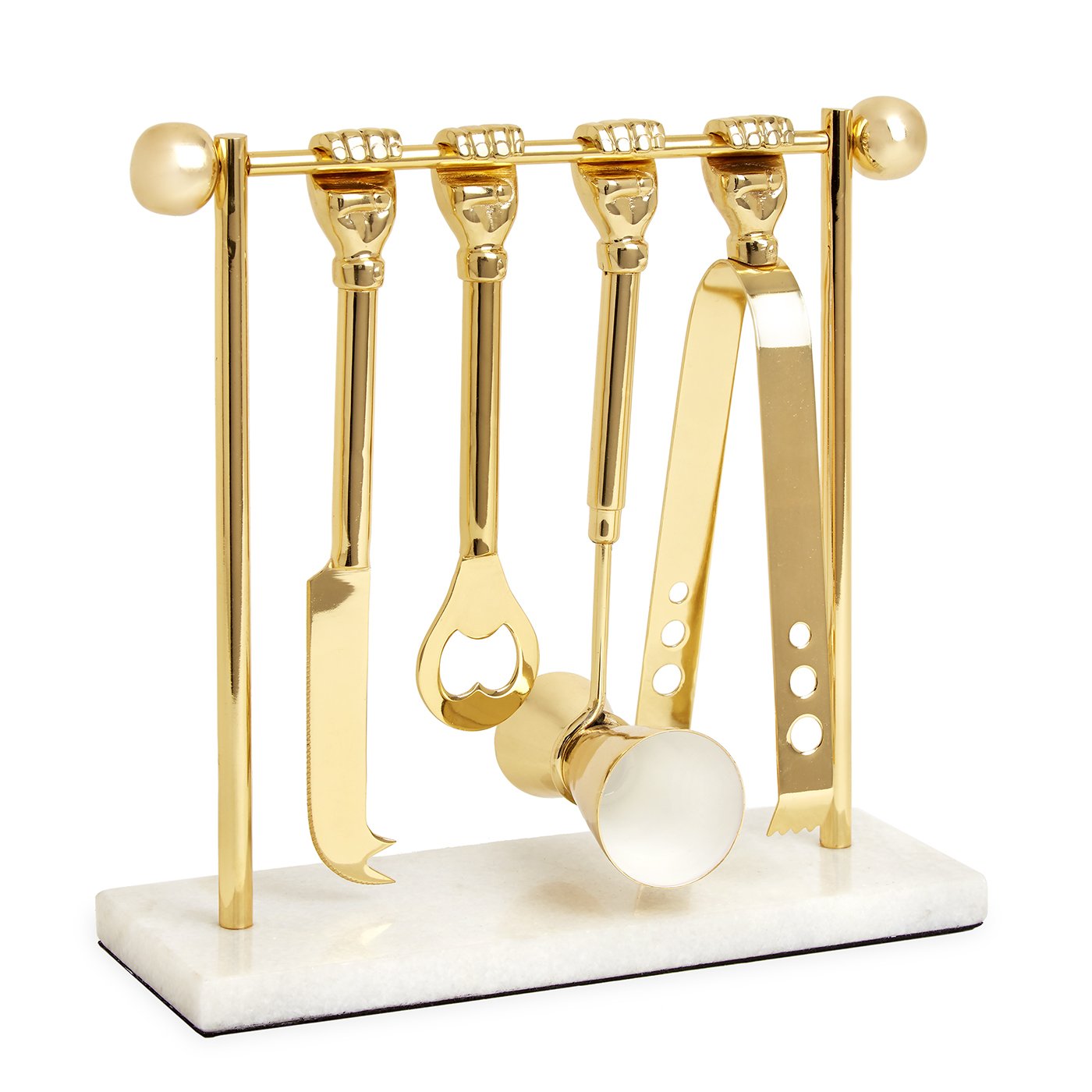 Jonathan Adler - Barbell Barware Set - Gold