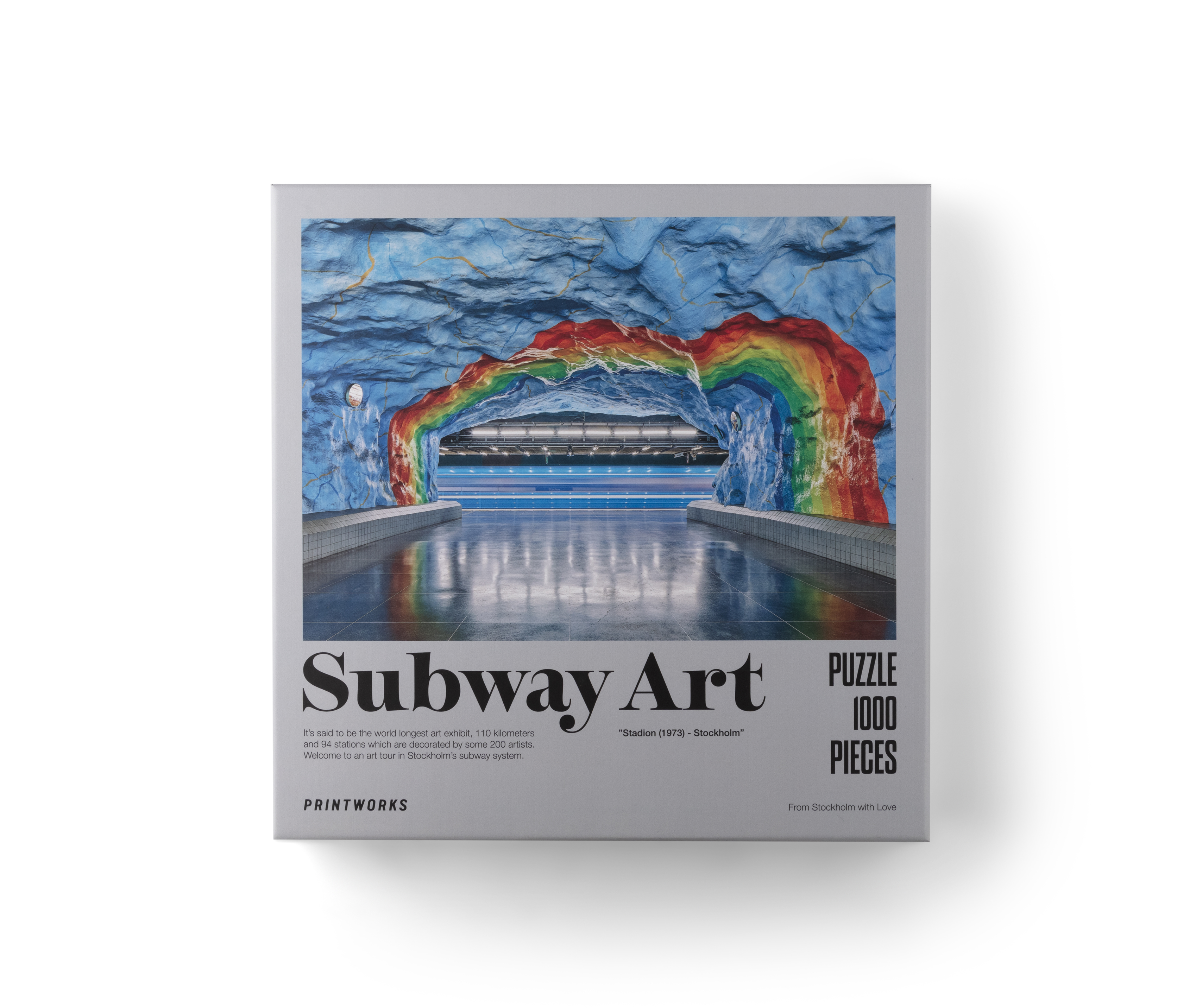 PrintWorks 1000 Pieces Puzzle Subway Art Rainbow