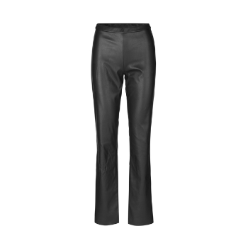 Mads Norgaard Prianka Faux Leather Pants - Black 