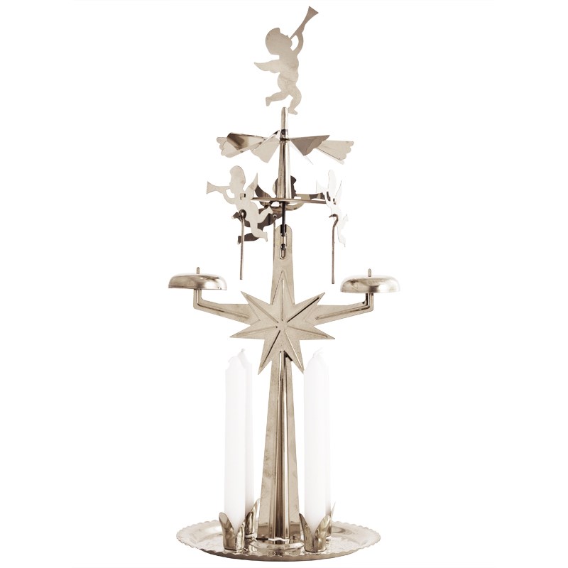 Kitchen Trend Silver Swedish Angel Christmas Chime