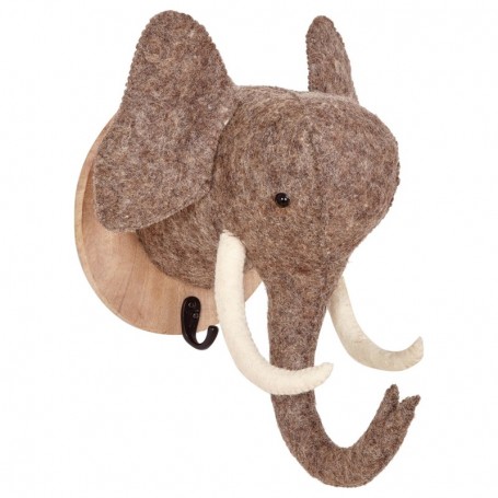 Foimpex Felt Elephant Head Hanger  