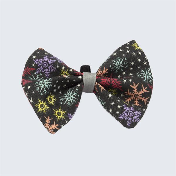 Christmas Snowflakes Dog Bow Tie