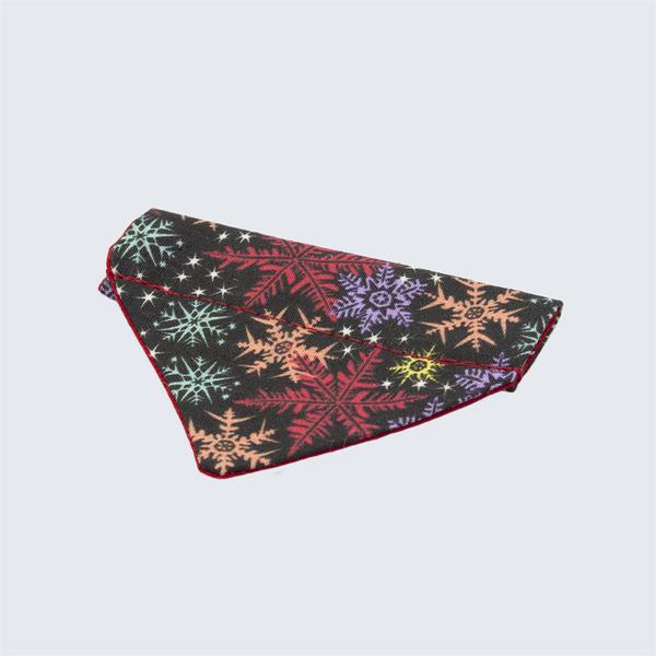 Christmas Snowflakes Cat Bandana