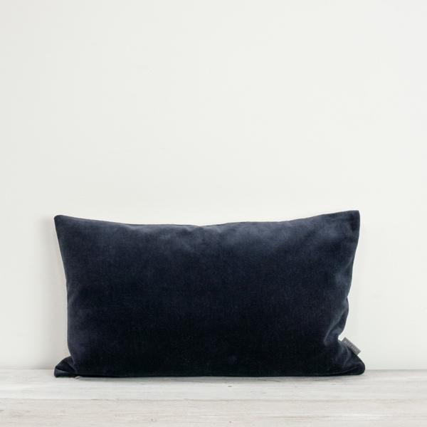 Also Home Velvet Rectangle Cushion Indigo