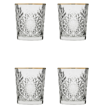 Silverview Whiskey Tumbler / Cocktail Glass - Set of 4
