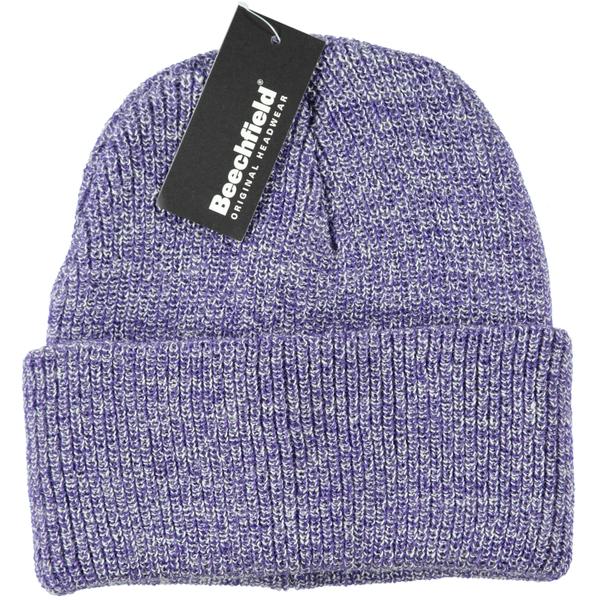 Beechfield Knit Heritage Beanie Purple Heather