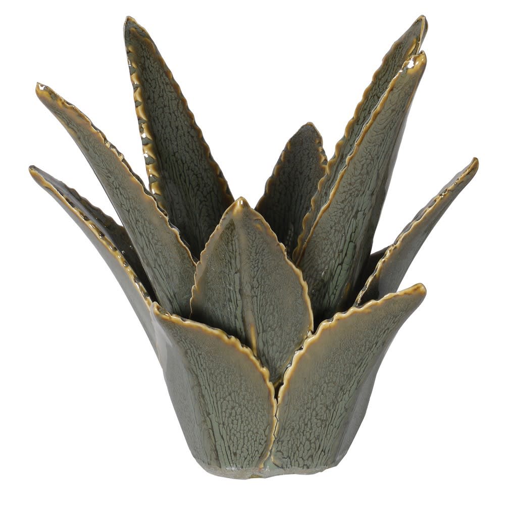 Aloe Vera Ceramic Candle Holder