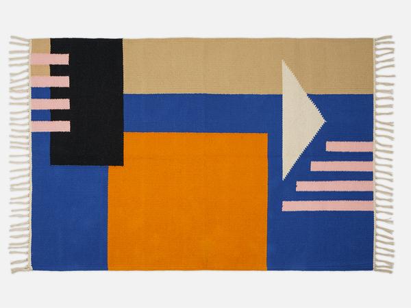 folkdays-cotton-carpet-with-geometric-pattern-blue-orange-small
