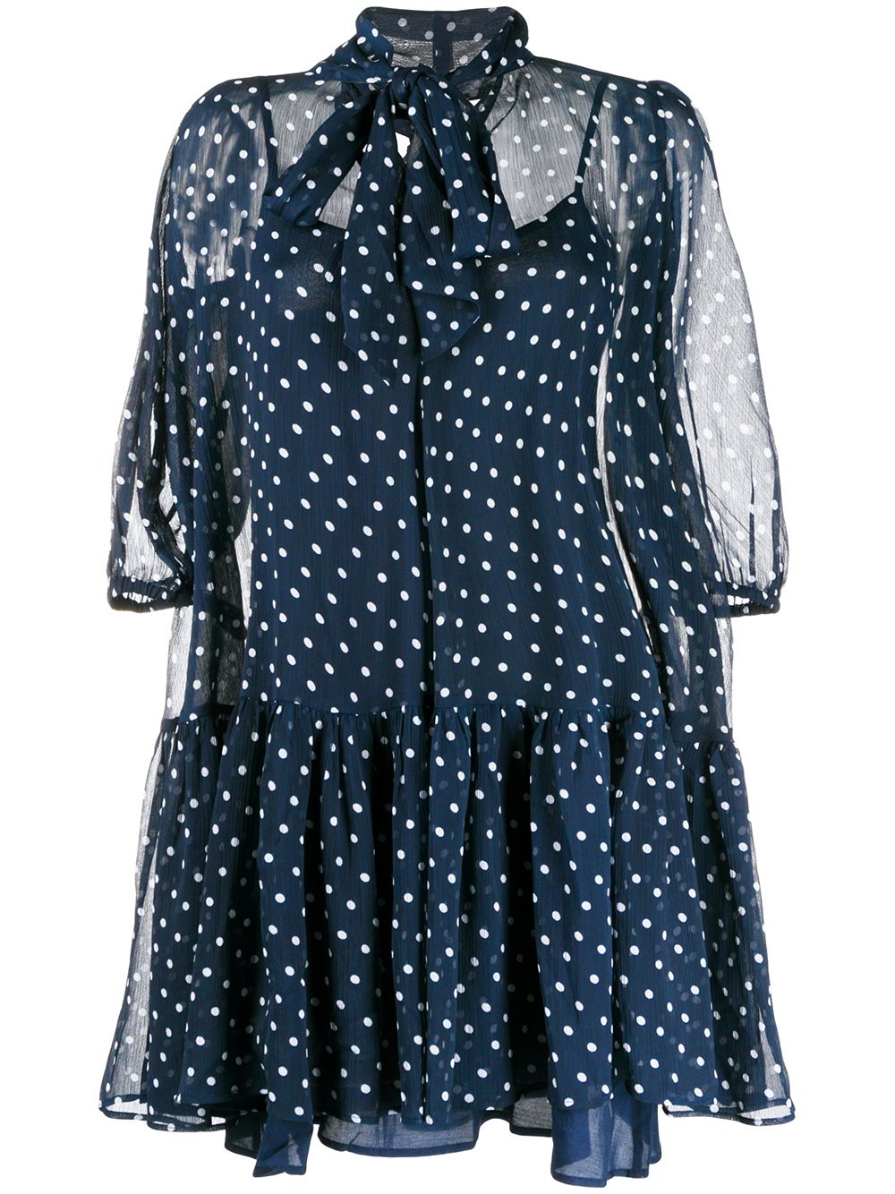 Trouva: Chiffon Bowtie Dress