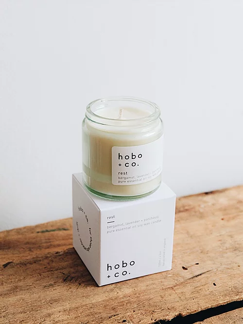 Hobo + Co Rest Essential Oil Candle