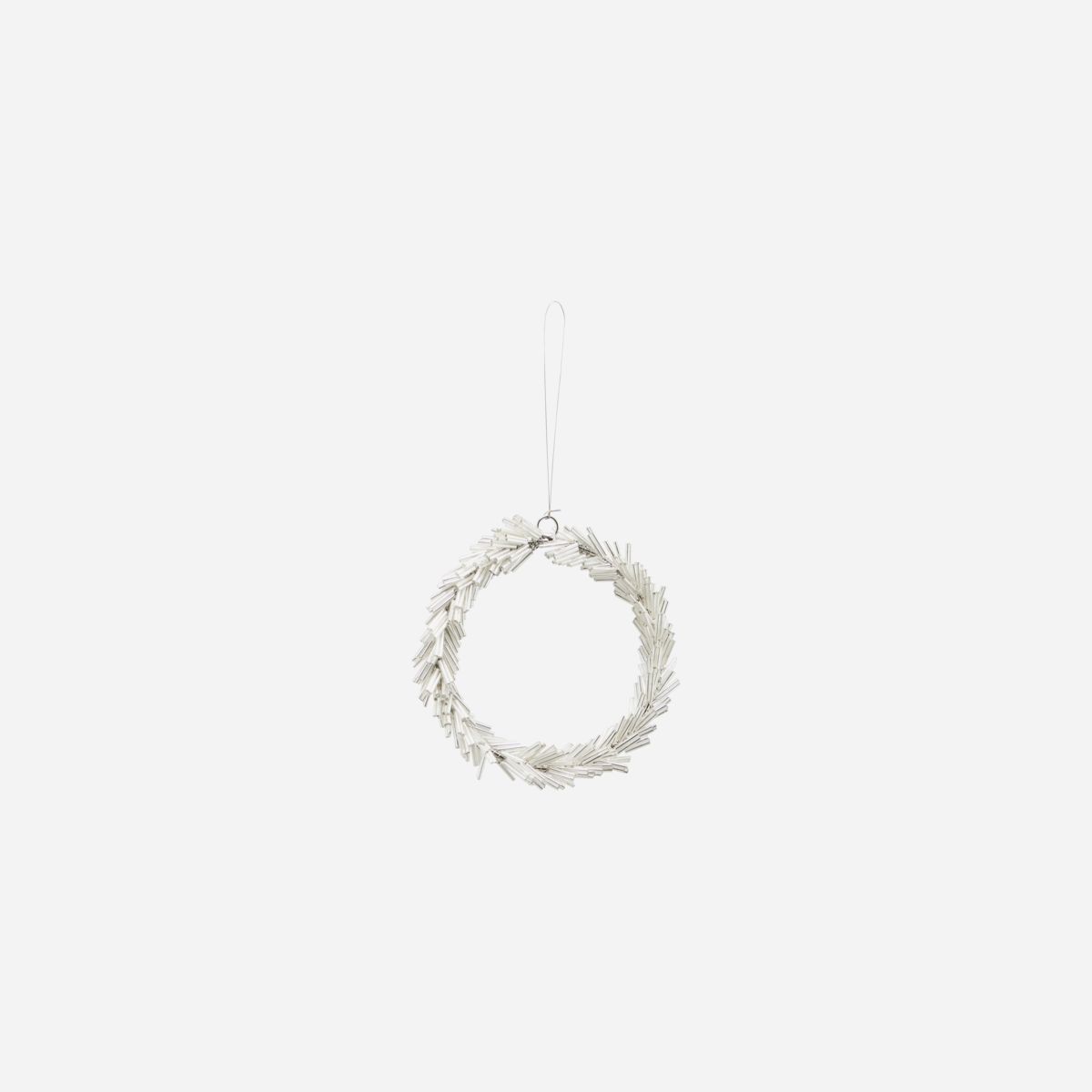 House Doctor Wreath, Circle, Silver