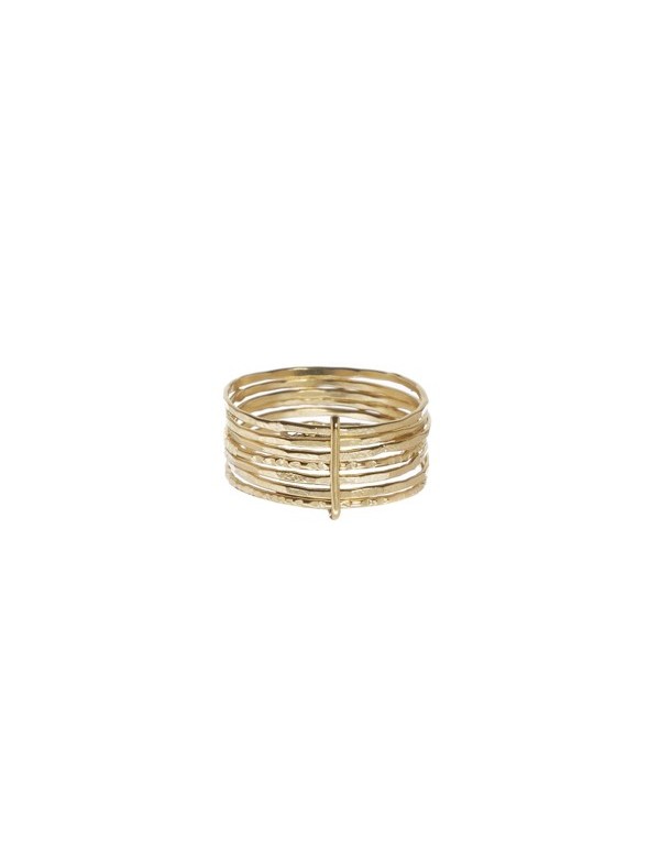 Fabien Ajzenberg Gold Vermeil Weekly Ring