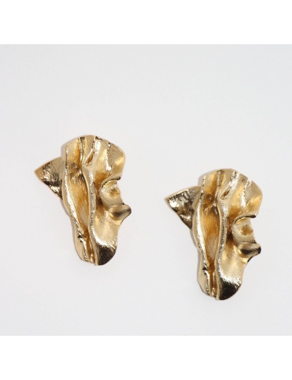 Bonanza Golden Marinha Earrings