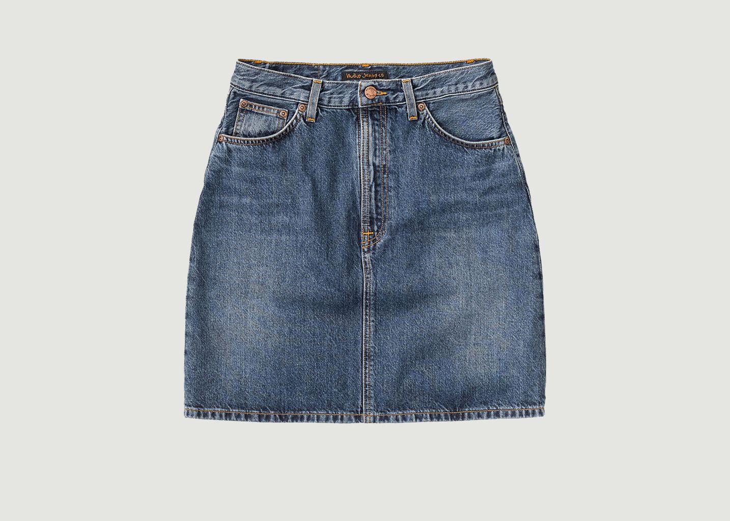 Nudie Jeans Denim Blue Hanna Skirt