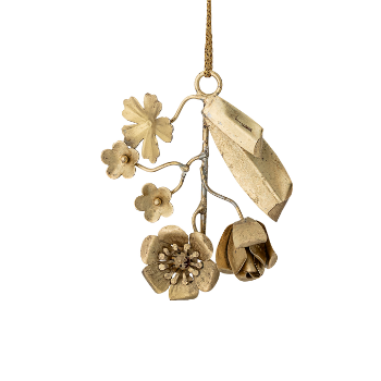 Bloomingville Brass Flower Ornament