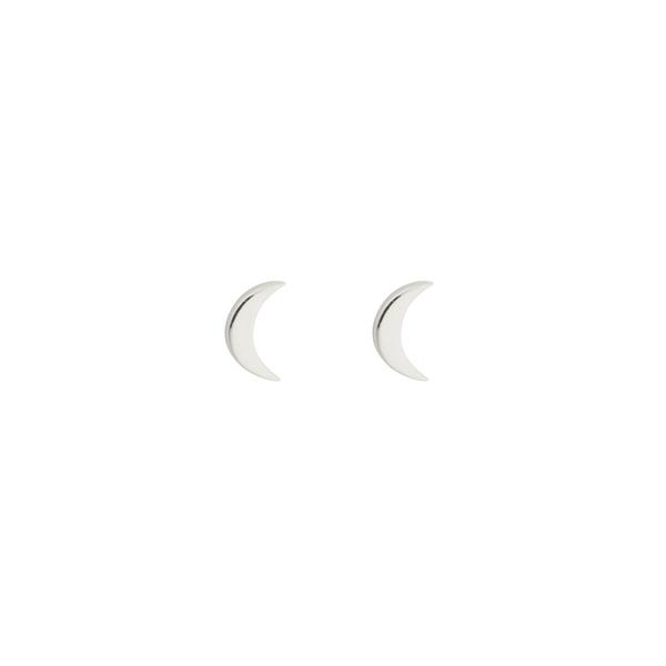 SysterP Sparkle Earrings Moon Silver