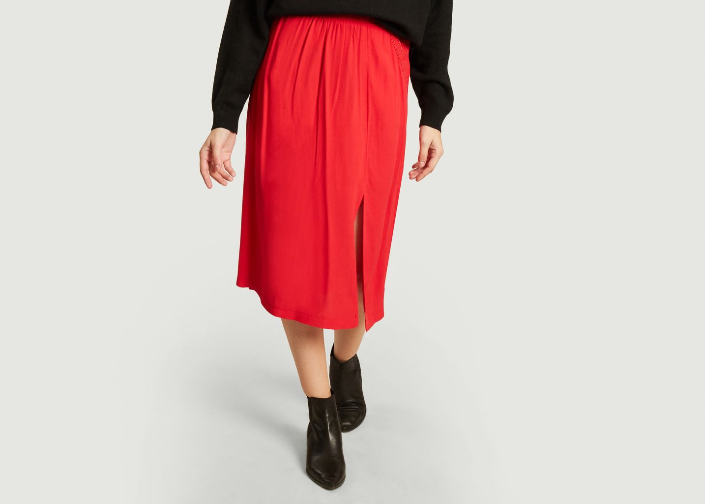 La Petite Française Red Jerome Skirt