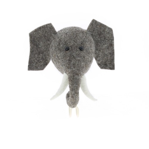 Wool Hanger Elephant Head