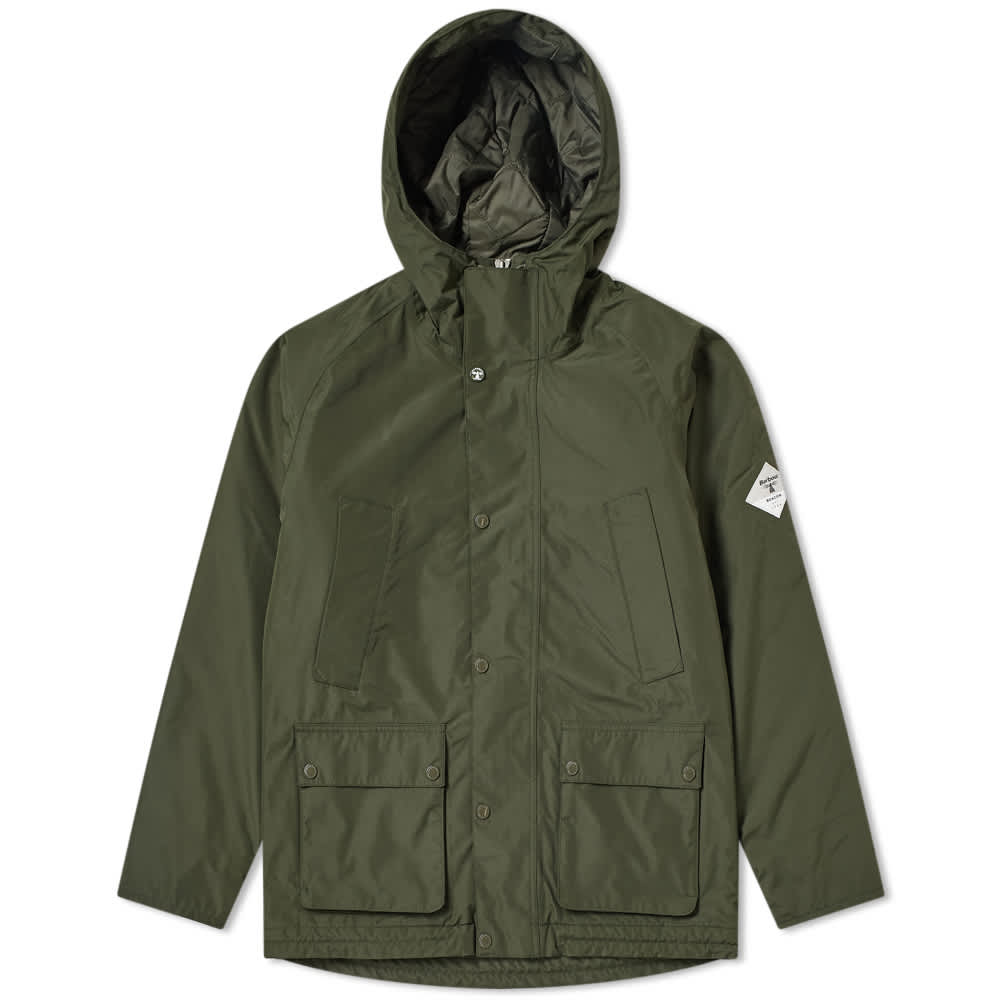 Barbour Beacon Hooded Bedale Jacket - Sage 