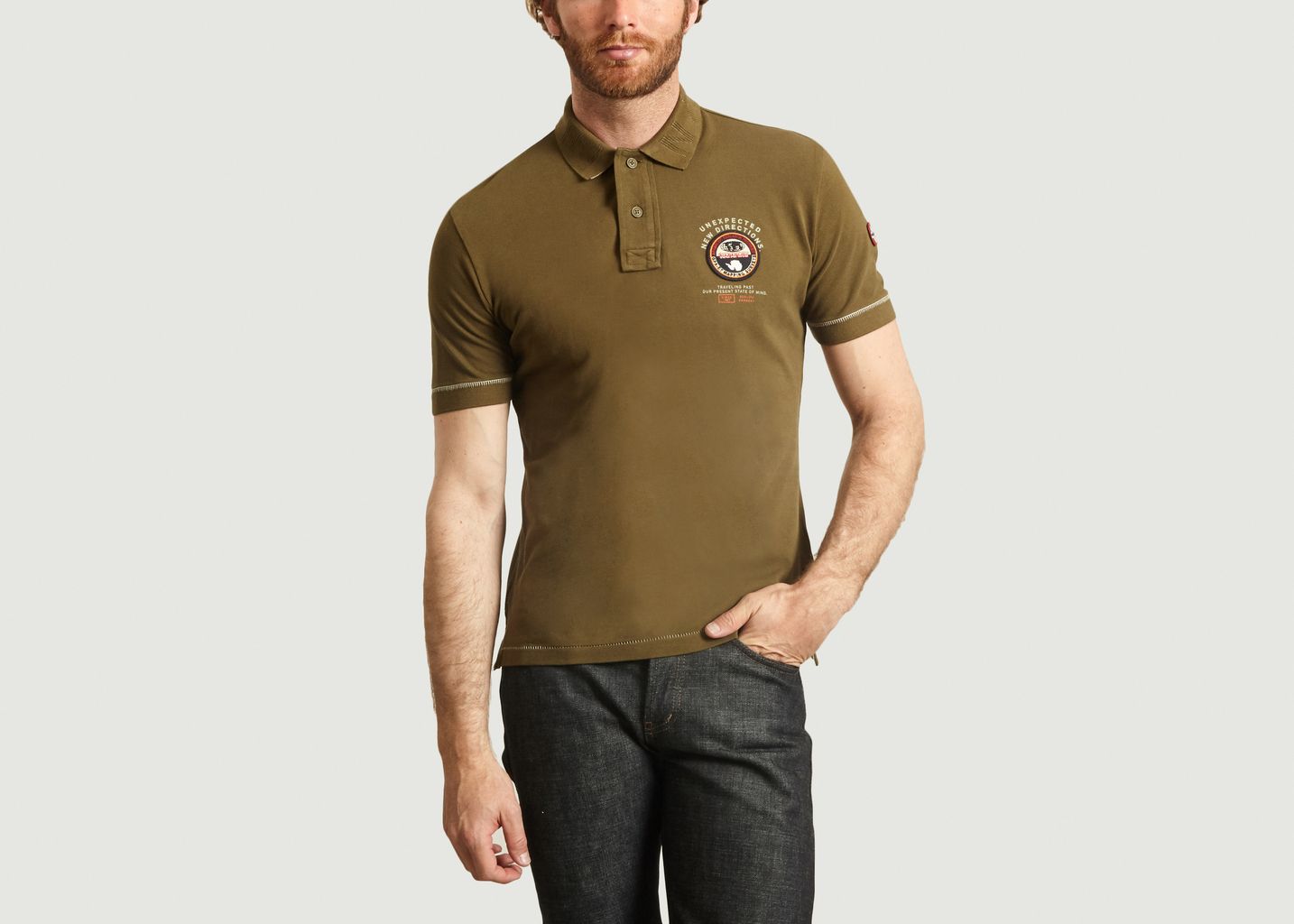 Napapijri Khaki Elice Polo Shirt