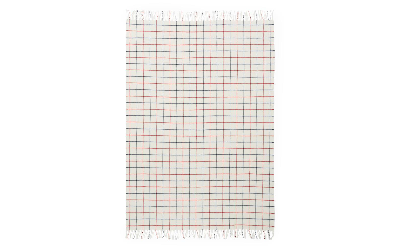 Normann Copenhagen Throw Blanket Simple Check Warm Grey