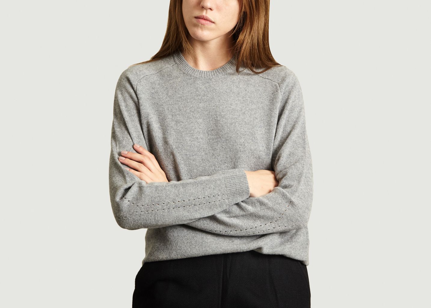 Folk Mottled Grey Patrice Jumper