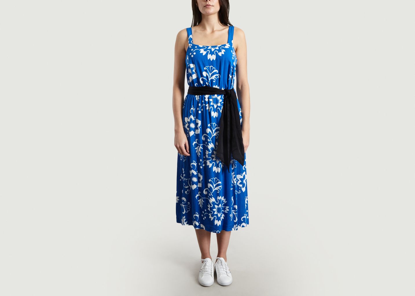 Bellerose Blue Vlan Floral Dress