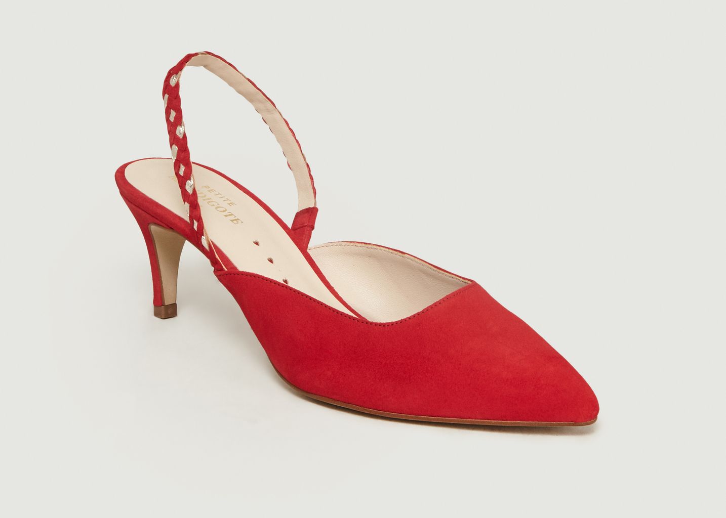 Petite Mendigote Vibrant Red Nicholson Slingbacks