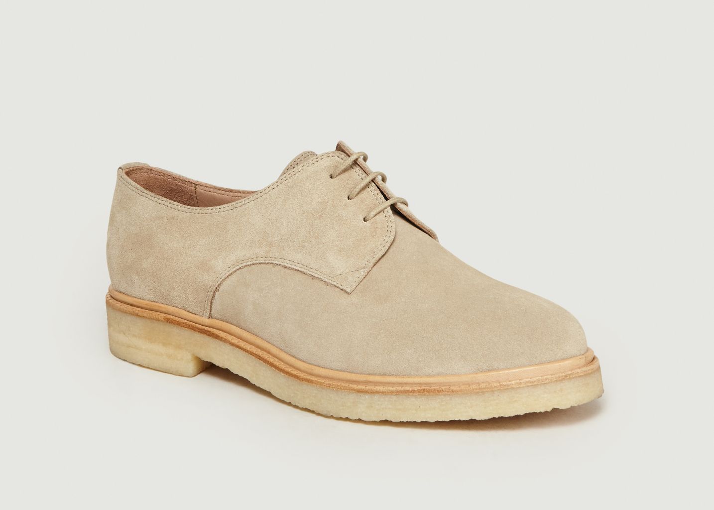 Zespa Taupe Suede Derbies