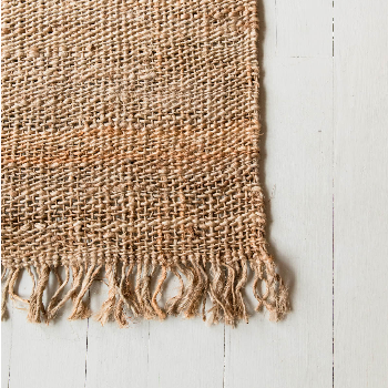 The Painted Bird Handwoven Chunky Jute Rug - Natural