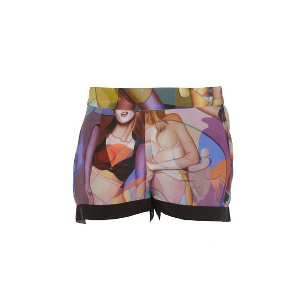 Nikki McAlpine MIller Multicolor Table Top Disciples Of Pose Shorts