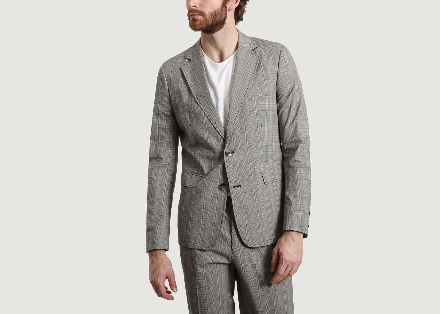 Essentiel Antwerp Grey Micasa Prince Of Wales Blazer