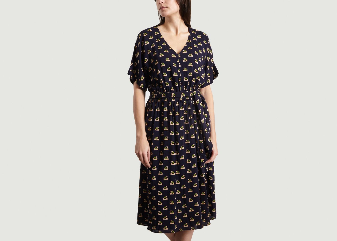 Bellerose Navy Blue Pac Man Dress