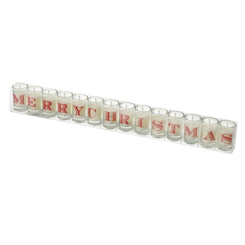 The Upholsterer Merry Christmas Miniature Candle Set