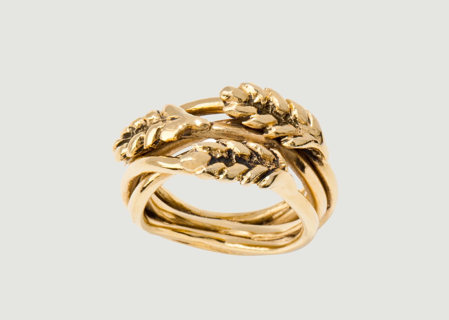 Aurelie Bidermann Multis Epis De Ble Gold Plated Ring