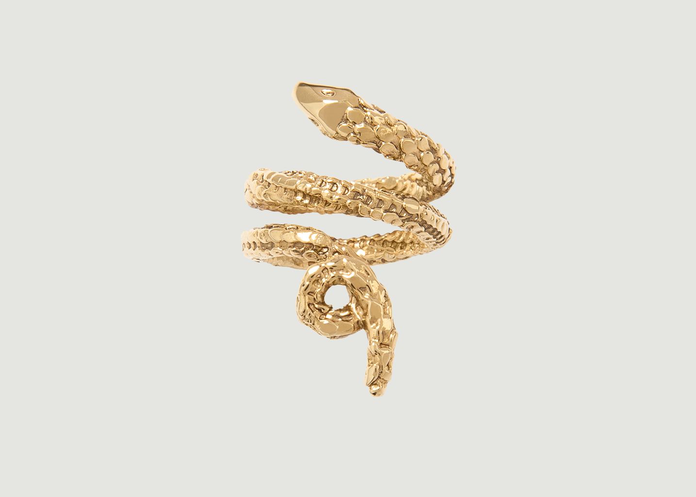 Aurelie Bidermann Tao Gold Plated Snake Ring