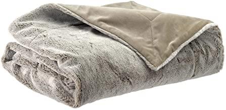 Vivaraise Kinta 130x160 Luxury Faux Fur Bed Throw, Natural 