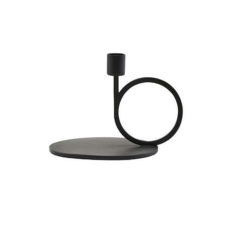 House Doctor Candle Stand Cirque Black