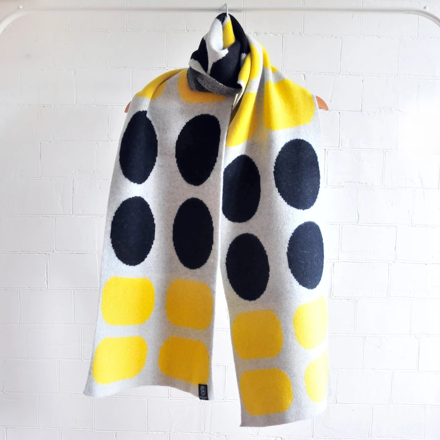 Ellsworth Wide Yellow Scarf