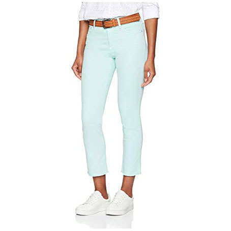NYDJ Sheri Slim Jeans Pale Cabana Green Mfoz 2041