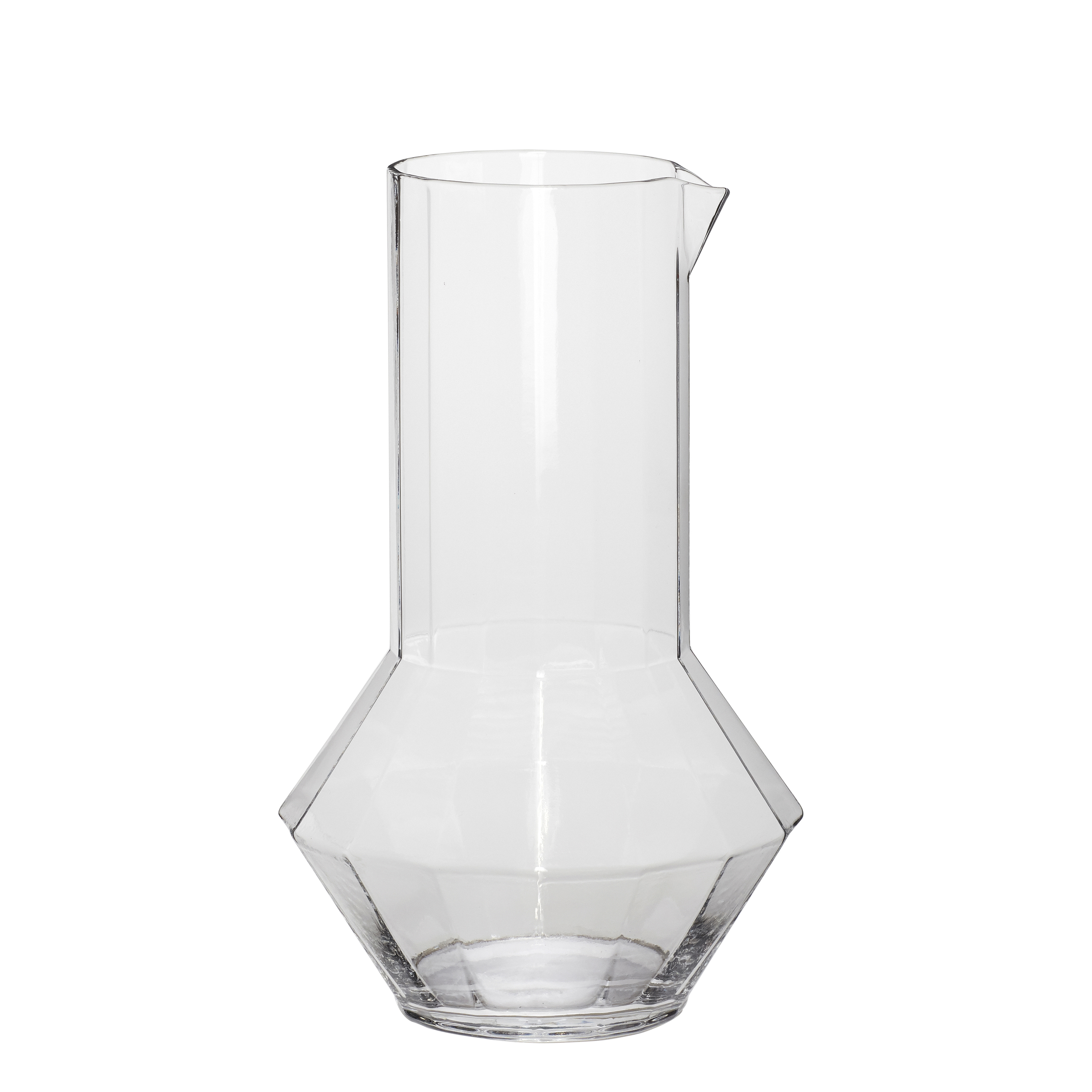 hubsch-jug-glass-clear